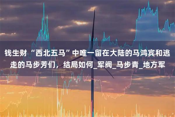 钱生财 “西北五马”中唯一留在大陆的马鸿宾和逃走的马步芳们，结局如何_军阀_马步青_地方军